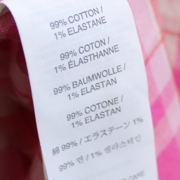 J. Crew Womens Boy Pink Red Madras Plaid Cotton Light Button Down Shirt Size 12 - Picture 4 of 5